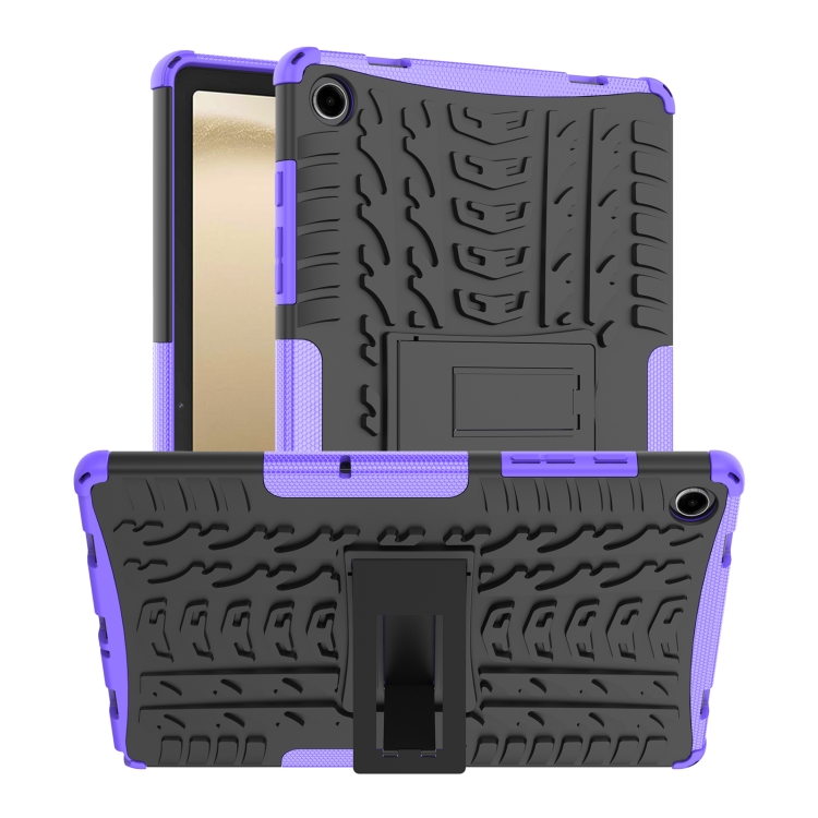 For Samsung Galaxy Tab A9+ Tire Texture TPU + PC Tablet Case with Holder(Purple)
For Samsung Galaxy Tab A9+ Tire Texture TPU + PC Tablet Case with Holder(Purple)