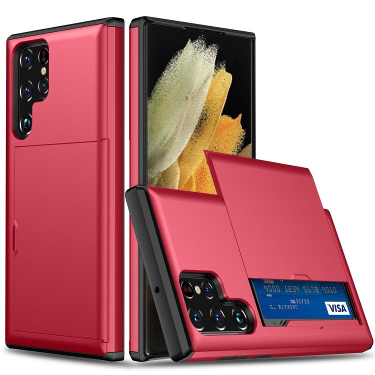 For Samsung Galaxy S25 Ultra 5G Shockproof Armor Phone Case with Card Slot(Red)
For Samsung Galaxy S25 Ultra 5G Shockproof Armor Phone Case with Card Slot(Red)