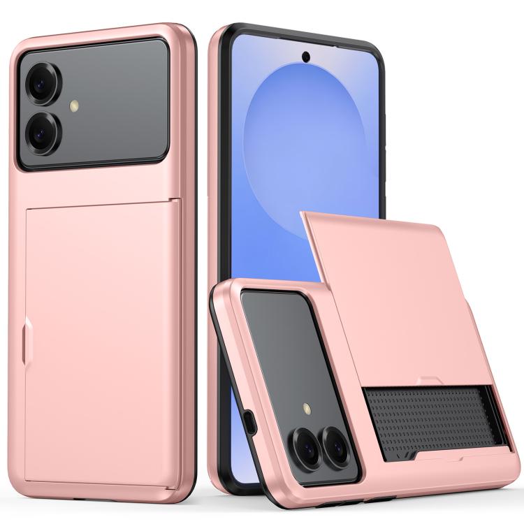 For Samsung Galaxy S26 Edge 5G Shockproof Armor Phone Case with Card Slot(Rose Gold)
For Samsung Galaxy S26 Edge 5G Shockproof Armor Phone Case with Card Slot(Rose Gold)