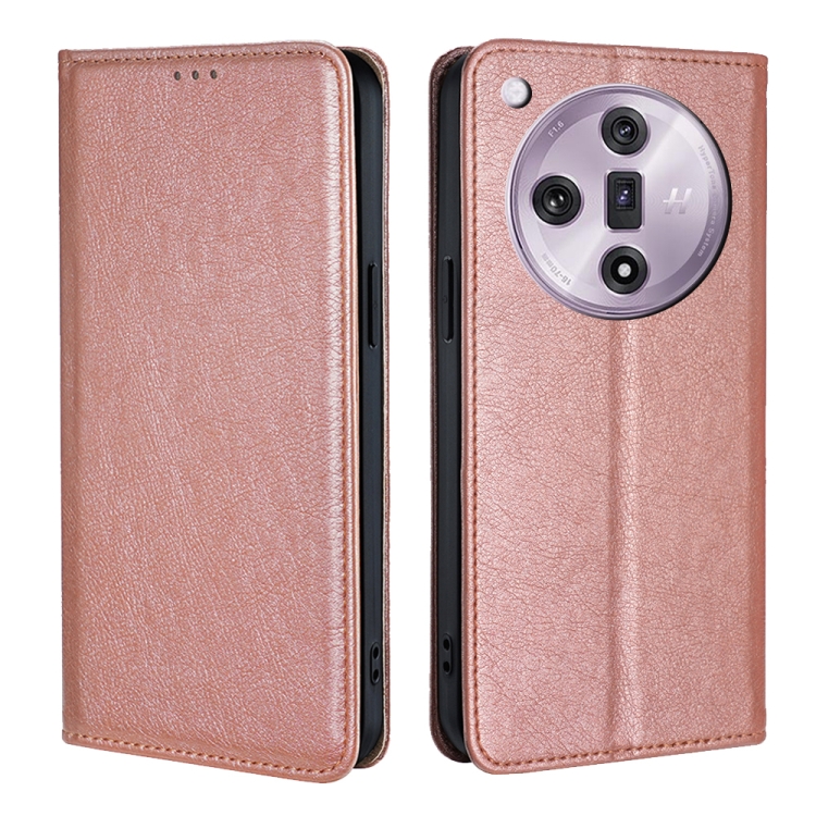 For OPPO Find X7 5G Gloss Oil Solid Color Magnetic Leather Phone Case(Rose Gold)
For OPPO Find X7 5G Gloss Oil Solid Color Magnetic Leather Phone Case(Rose Gold)