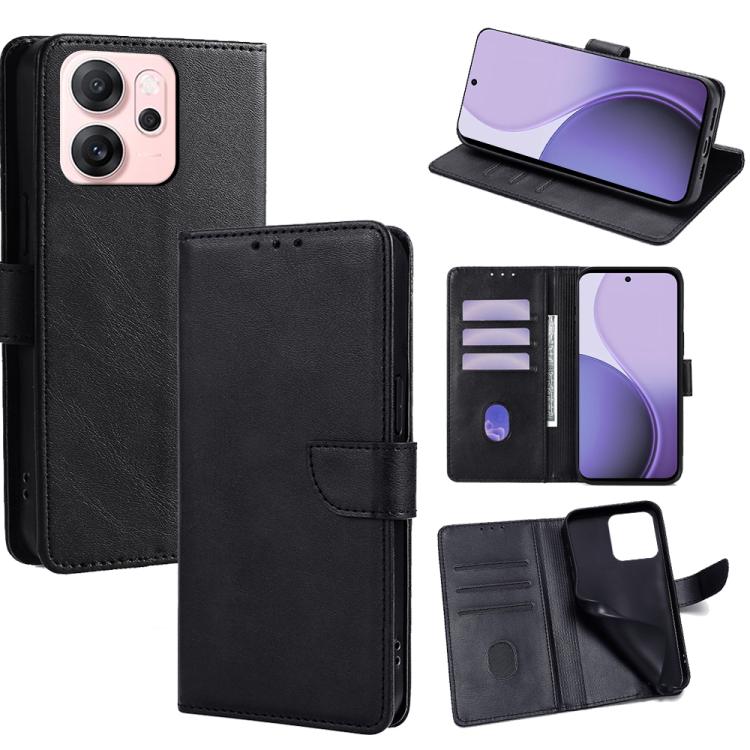 For OPPO Reno14 F 5G Calf Texture Buckle Flip Leather Phone Case(Black)
For OPPO Reno14 F 5G Calf Texture Buckle Flip Leather Phone Case(Black)