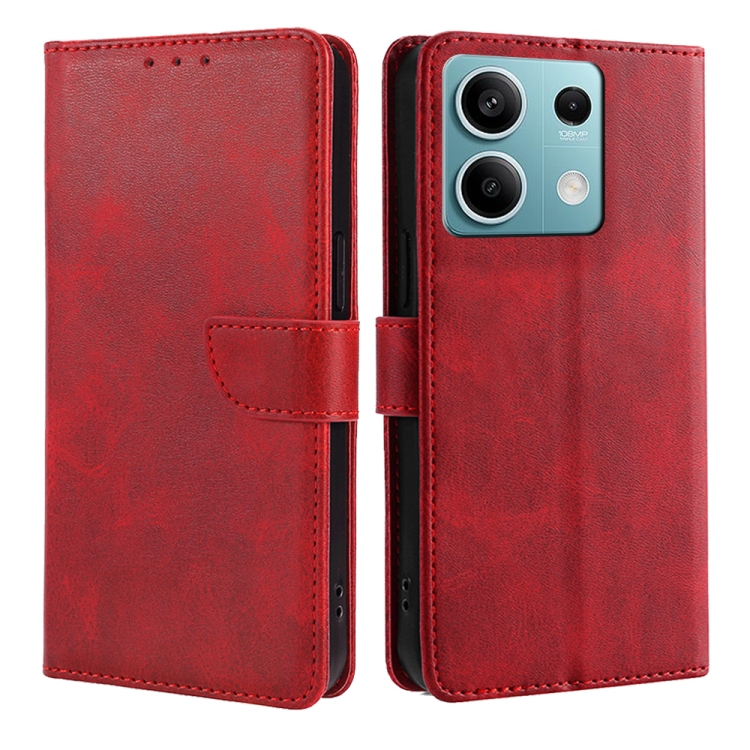 For Xiaomi Redmi Note 13 4G Calf Texture Buckle Flip Leather Phone Case(Red)
For Xiaomi Redmi Note 13 4G Calf Texture Buckle Flip Leather Phone Case(Red)