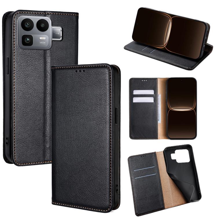 For Realme Neo8 5G Gloss Oil Solid Color Magnetic Leather Phone Case(Black)
For Realme Neo8 5G Gloss Oil Solid Color Magnetic Leather Phone Case(Black)