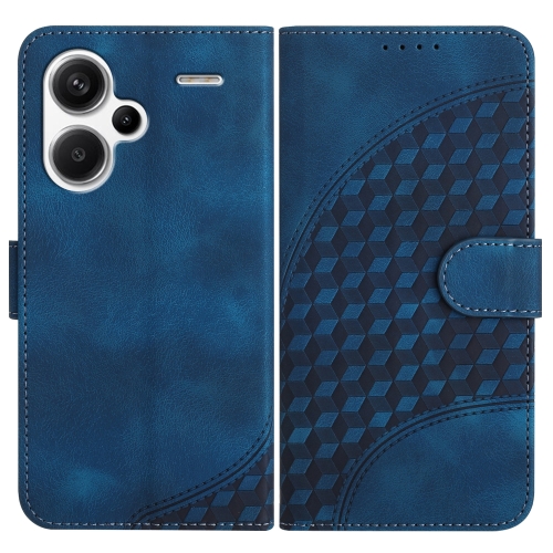 

For Xiaomi Redmi Note 13 Pro+ 5G YX0060 Elephant Head Embossed Phone Leather Case with Lanyard(Royal Blue)