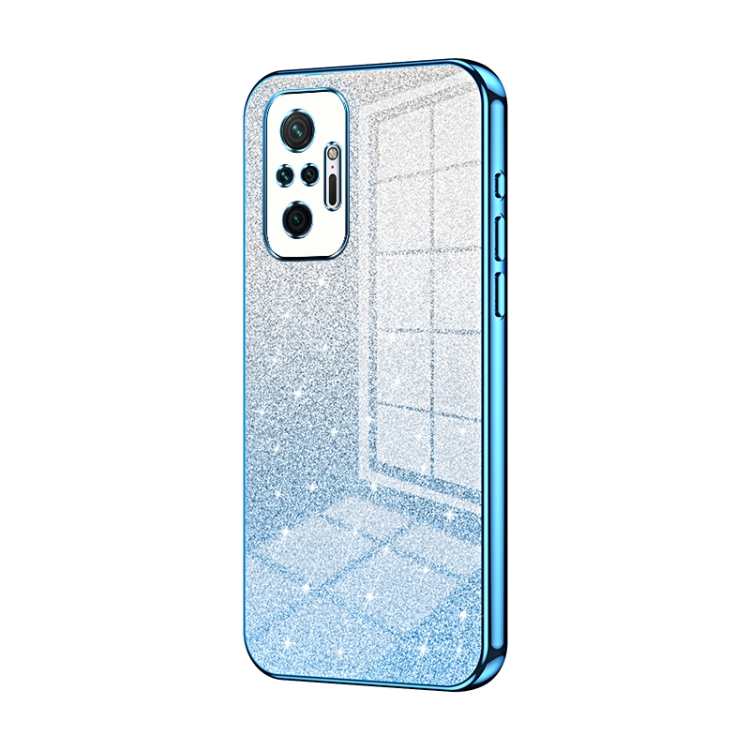 For Xiaomi Redmi Note 10 Pro/10 Pro Max Gradient Glitter Powder Electroplated Phone Case(Blue)
For Xiaomi Redmi Note 10 Pro/10 Pro Max Gradient Glitter Powder Electroplated Phone Case(Blue)