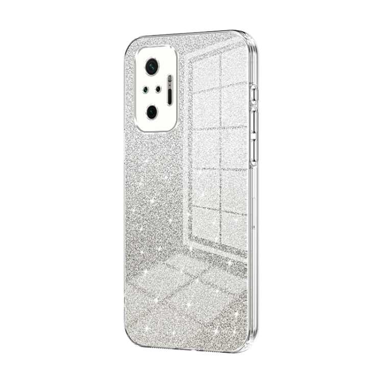 For Xiaomi Redmi Note 10 Pro/10 Pro Max Gradient Glitter Powder Electroplated Phone Case(Transparent)
For Xiaomi Redmi Note 10 Pro/10 Pro Max Gradient Glitter Powder Electroplated Phone Case(Transparent)