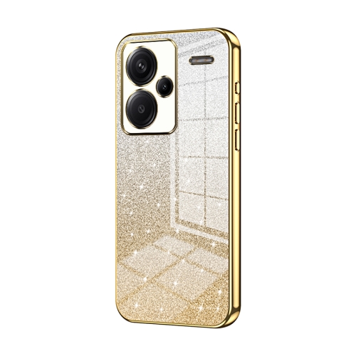 For Xiaomi Redmi Note 13 Pro+ Gradient Glitter Powder Electroplated Phone Case(Gold)
For Xiaomi Redmi Note 13 Pro+ Gradient Glitter Powder Electroplated Phone Case(Gold)