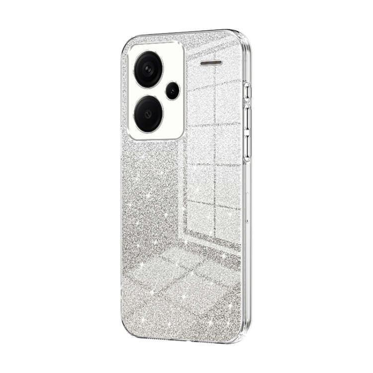 For Xiaomi Redmi Note 13 Pro+ Gradient Glitter Powder Electroplated Phone Case(Transparent)
For Xiaomi Redmi Note 13 Pro+ Gradient Glitter Powder Electroplated Phone Case(Transparent)