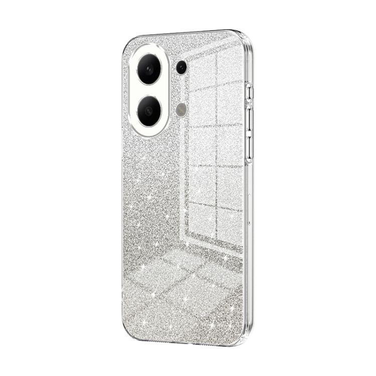 For Xiaomi Redmi Note 13 4G Gradient Glitter Powder Electroplated Phone Case(Transparent)
For Xiaomi Redmi Note 13 4G Gradient Glitter Powder Electroplated Phone Case(Transparent)