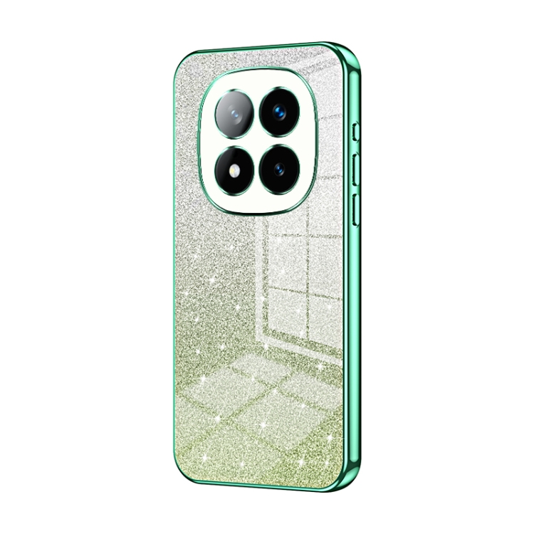 For Redmi Note 14 Pro+ 5G Gradient Glitter Powder Electroplated Phone Case(Green)
For Redmi Note 14 Pro+ 5G Gradient Glitter Powder Electroplated Phone Case(Green)