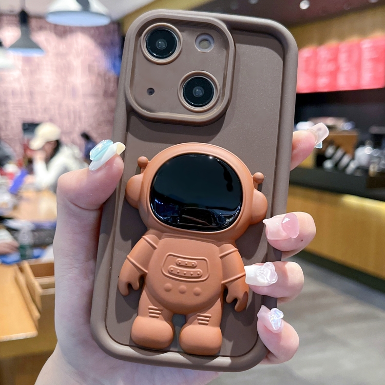 For iPhone 13 Astronaut 3D Relief Holder TPU + PC Full Coverage Phone Case(Brown)
For iPhone 13 Astronaut 3D Relief Holder TPU + PC Full Coverage Phone Case(Brown)