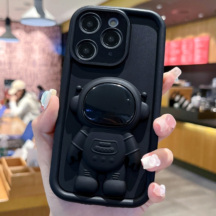 For iPhone 11 Pro Max Astronaut 3D Relief Holder TPU + PC Full Coverage Phone Case(Black)
For iPhone 11 Pro Max Astronaut 3D Relief Holder TPU + PC Full Coverage Phone Case(Black)
