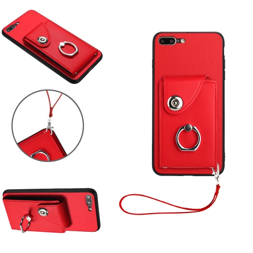 For iPhone 8 Plus / 7 Plus Organ Card Bag Ring Holder PU Phone Case with Lanyard(Red)
For iPhone 8 Plus / 7 Plus Organ Card Bag Ring Holder PU Phone Case with Lanyard(Red)