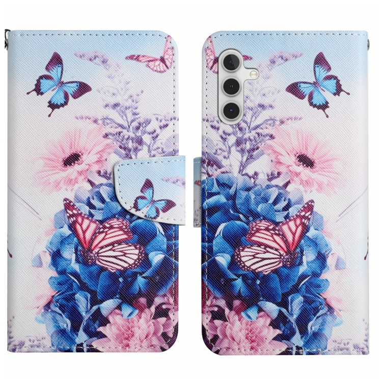For Samsung Galaxy S24 5G Colored Drawing Pattern Leather Phone Case(Purple Butterfly)
For Samsung Galaxy S24 5G Colored Drawing Pattern Leather Phone Case(Purple Butterfly)