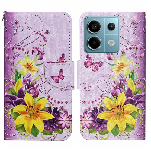 For Xiaomi Redmi Note 13 Pro Colored Drawing Pattern Leather Phone Case(Yellow Flower Butterfly)
For Xiaomi Redmi Note 13 Pro Colored Drawing Pattern Leather Phone Case(Yellow Flower Butterfly)