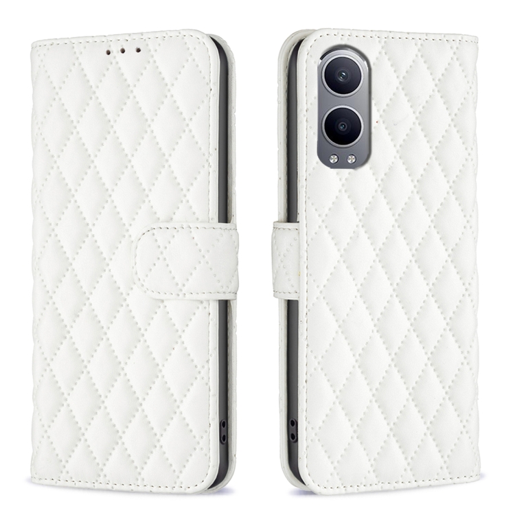 For OnePlus Nord CE4 Lite Global Diamond Lattice Wallet Flip Leather Phone Case(White)
For OnePlus Nord CE4 Lite Global Diamond Lattice Wallet Flip Leather Phone Case(White)