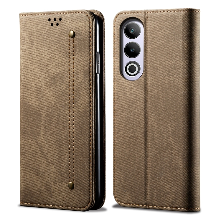 For OnePlus Nord CE4 Denim Texture Casual Style Horizontal Flip Leather Case(Khaki)
For OnePlus Nord CE4 Denim Texture Casual Style Horizontal Flip Leather Case(Khaki)