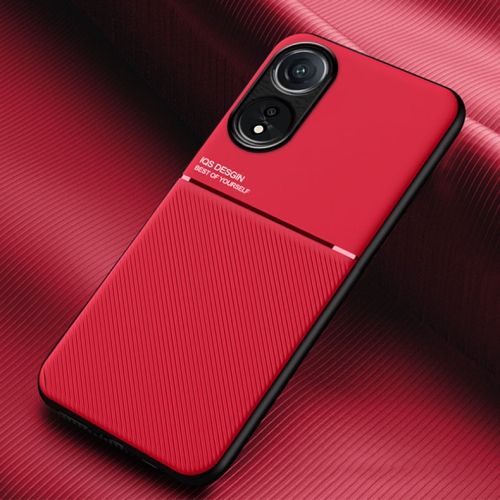 For OPPO A78 4G Classic Tilt Strip Grain Magnetic Shockproof PC + TPU Phone Case(Red)
For OPPO A78 4G Classic Tilt Strip Grain Magnetic Shockproof PC + TPU Phone Case(Red)