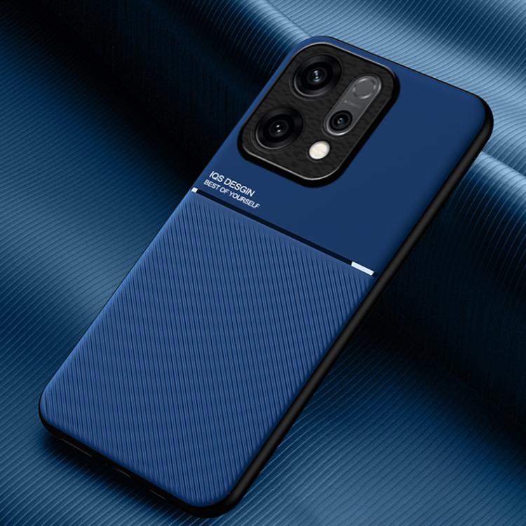 For OPPO Reno14 Global Classic Tilt Strip Grain Magnetic PC Hybrid TPU Phone Case(Blue) 
For OPPO Reno14 Global Classic Tilt Strip Grain Magnetic PC Hybrid TPU Phone Case(Blue)