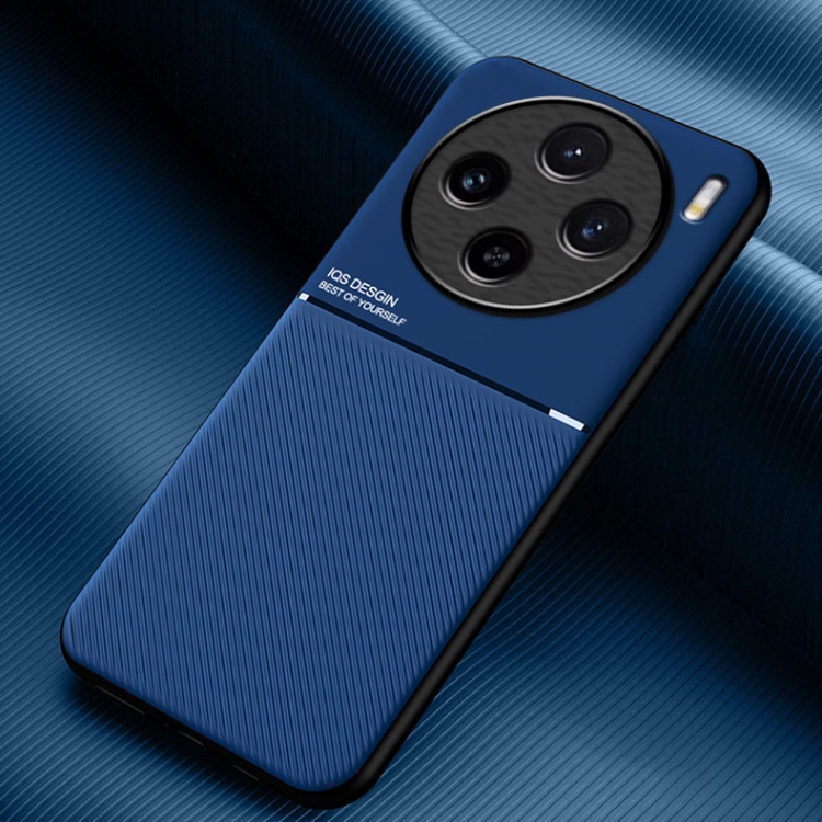 For vivo X100 Classic Tilt Strip Grain Magnetic Shockproof PC + TPU Phone Case(Blue)
For vivo X100 Classic Tilt Strip Grain Magnetic Shockproof PC + TPU Phone Case(Blue)