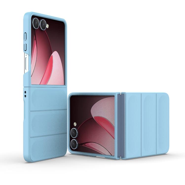 For Samsung Galaxy Z Flip7 5G Magic Shield Fold PC Shockproof Phone Case(Light Blue)
For Samsung Galaxy Z Flip7 5G Magic Shield Fold PC Shockproof Phone Case(Light Blue)
