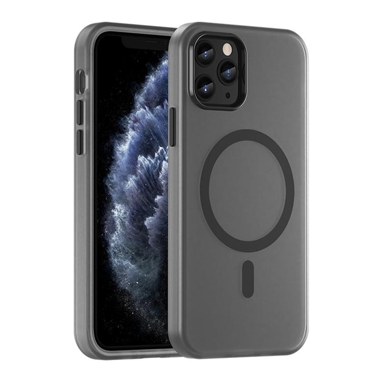 For iPhone 11 Pro MagSafe Frosted Translucent TPU + PC Full Coverage Phone Case(Black)
For iPhone 11 Pro MagSafe Frosted Translucent TPU + PC Full Coverage Phone Case(Black)