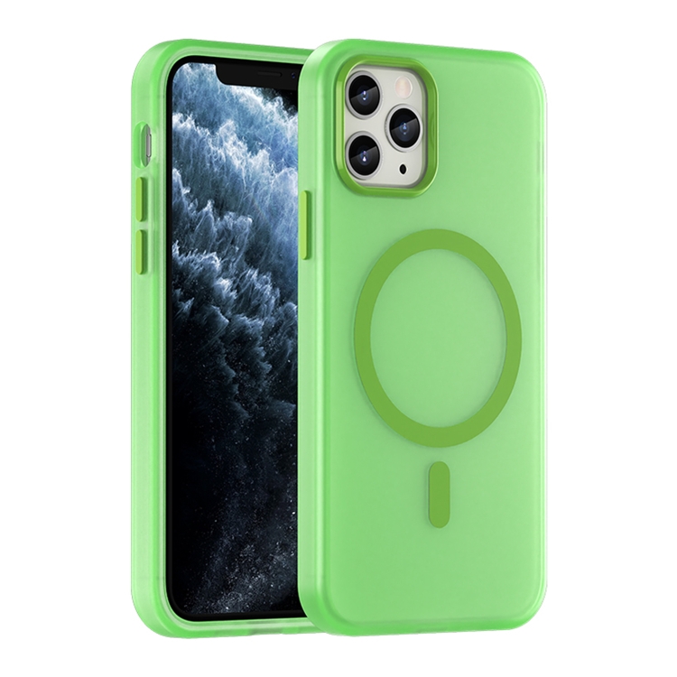 For iPhone 11 Pro MagSafe Frosted Translucent TPU + PC Full Coverage Phone Case(Green)
For iPhone 11 Pro MagSafe Frosted Translucent TPU + PC Full Coverage Phone Case(Green)