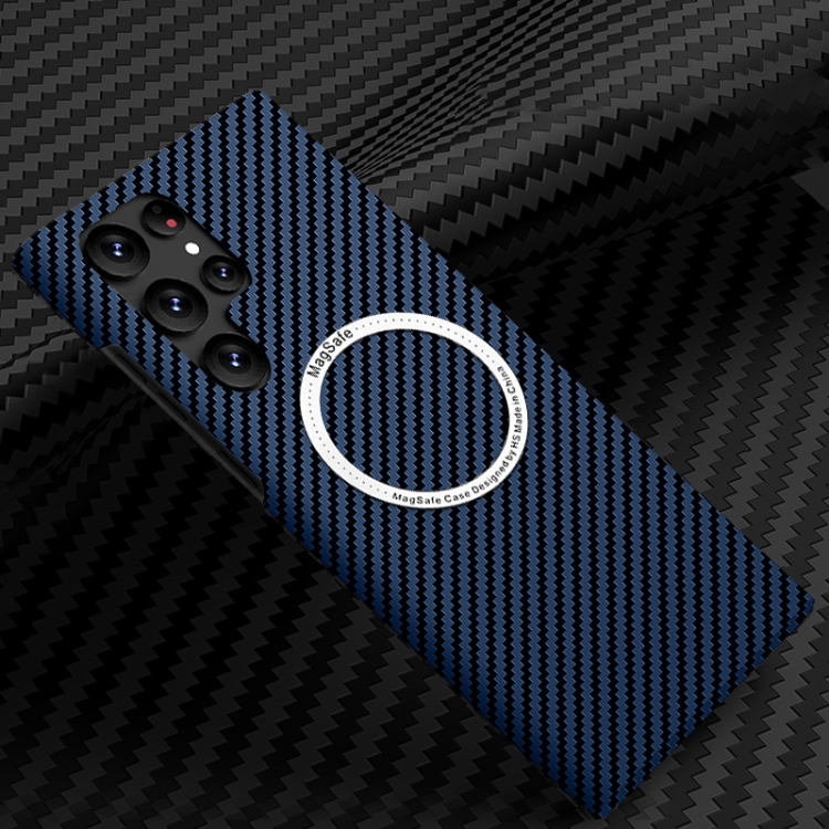 For Samsung Galaxy S25 Ultra 5G Carbon Fiber Texture MagSafe Magnetic Phone Case(Blue)
For Samsung Galaxy S25 Ultra 5G Carbon Fiber Texture MagSafe Magnetic Phone Case(Blue)