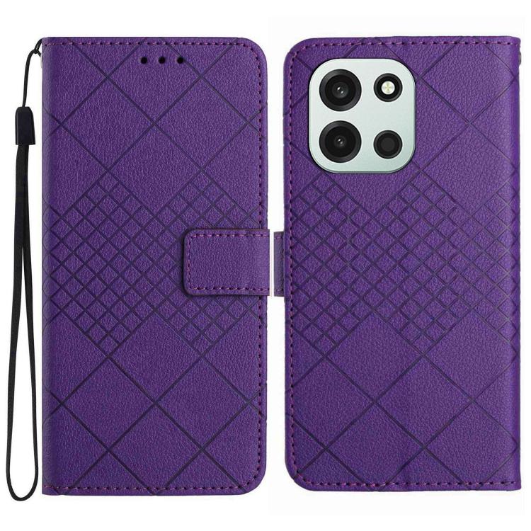 For OnePlus Nord 6 5G Rhombic Grid Texture Leather Phone Case(Purple)
For OnePlus Nord 6 5G Rhombic Grid Texture Leather Phone Case(Purple)