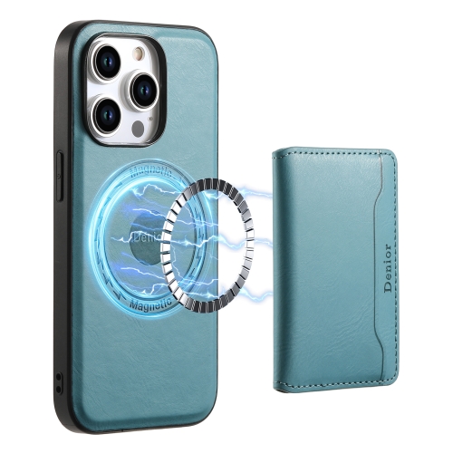 For iPhone 14 Pro Denior Cowhide Texture Leather MagSafe Detachable Wallet Phone Case(Blue)
For iPhone 14 Pro Denior Cowhide Texture Leather MagSafe Detachable Wallet Phone Case(Blue)
