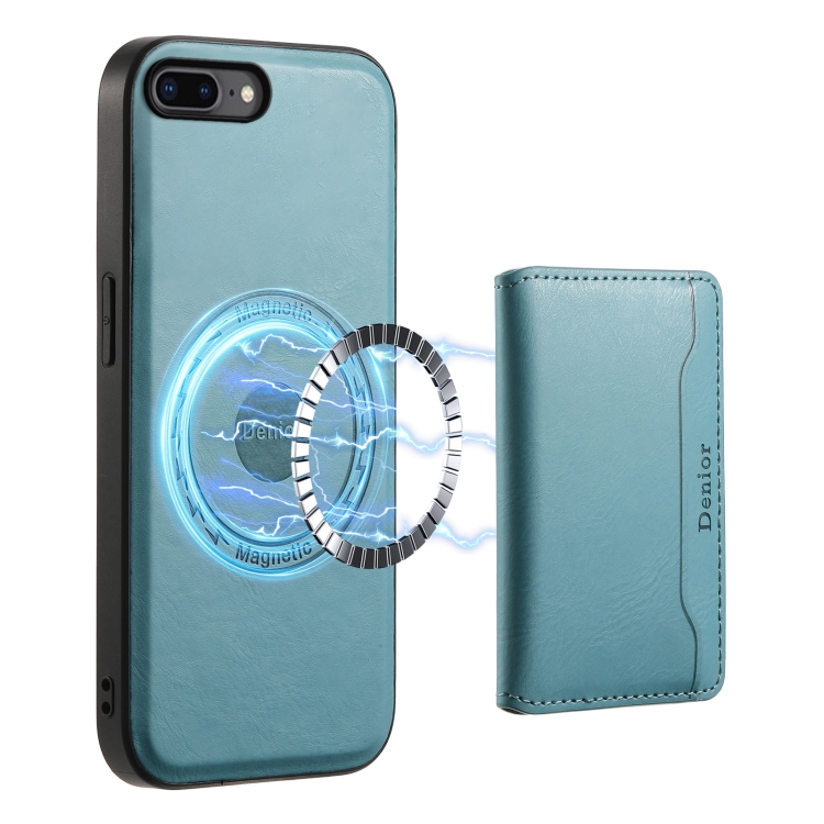 For iPhone 8 Plus/7 Plus Denior Cowhide Texture Leather MagSafe Detachable Wallet Phone Case(Blue)
For iPhone 8 Plus/7 Plus Denior Cowhide Texture Leather MagSafe Detachable Wallet Phone Case(Blue)