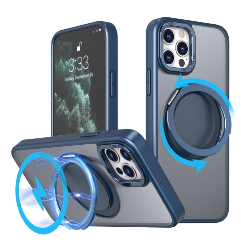 For iPhone 11 Pro 360-degree Rotating MagSafe Magnetic Holder Phone Case(Navy Blue)
For iPhone 11 Pro 360-degree Rotating MagSafe Magnetic Holder Phone Case(Navy Blue)