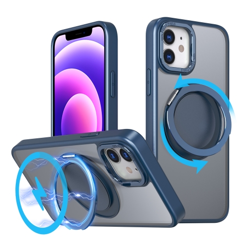 For iPhone 12 360-degree Rotating MagSafe Magnetic Holder Phone Case(Navy Blue)
For iPhone 12 360-degree Rotating MagSafe Magnetic Holder Phone Case(Navy Blue)