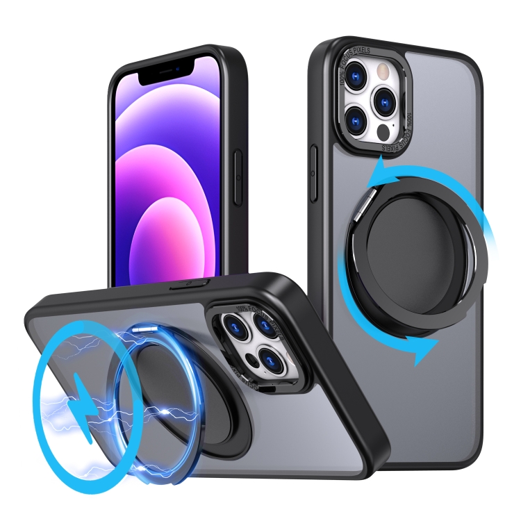 For iPhone 12 Pro 360-degree Rotating MagSafe Magnetic Holder Phone Case(Black)
For iPhone 12 Pro 360-degree Rotating MagSafe Magnetic Holder Phone Case(Black)