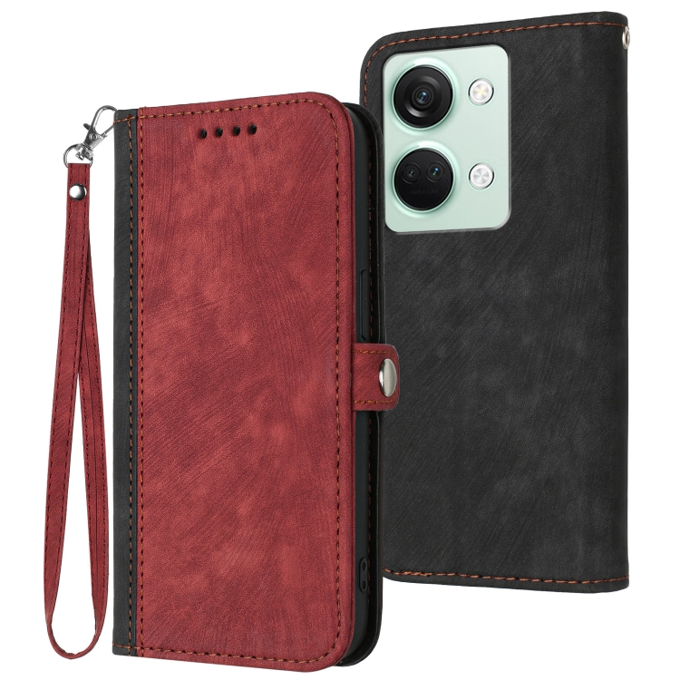 For OnePlus Ace 2V Side Buckle Double Fold Hand Strap Leather Phone Case(Red)
For OnePlus Ace 2V Side Buckle Double Fold Hand Strap Leather Phone Case(Red)