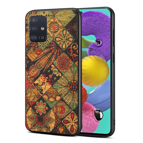 

For Samsung Galaxy A51 Four Seasons Flower Language Series TPU Phone Case(Autumn Yellow)