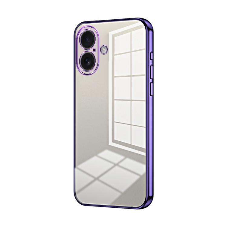For iPhone 17 Transparent Plating Fine Hole Phone Case(Purple)
For iPhone 17 Transparent Plating Fine Hole Phone Case(Purple)