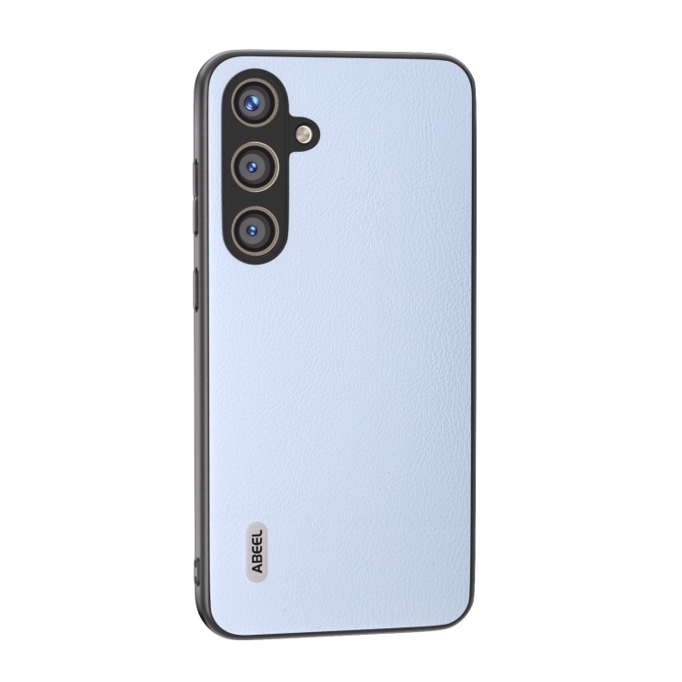 For Samsung Galaxy S24+ 5G ABEEL Ecological Leather Shockproof PU Phone Case(Blue)
For Samsung Galaxy S24+ 5G ABEEL Ecological Leather Shockproof PU Phone Case(Blue)