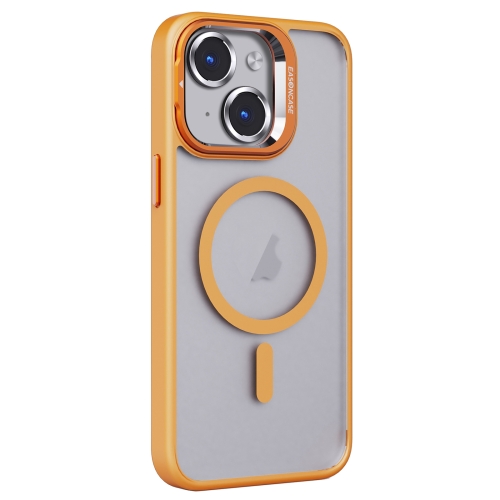 For iPhone 15 Plus Invisible Lens Holder PC + TPU Frosted MagSafe Phone Case(Orange)
For iPhone 15 Plus Invisible Lens Holder PC + TPU Frosted MagSafe Phone Case(Orange)