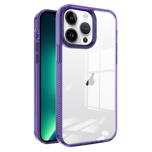 For iPhone 13 Pro Max 2.5mm Anti-slip Clear Acrylic Hybrid TPU Phone Case(Deep Purple)
For iPhone 13 Pro Max 2.5mm Anti-slip Clear Acrylic Hybrid TPU Phone Case(Deep Purple)