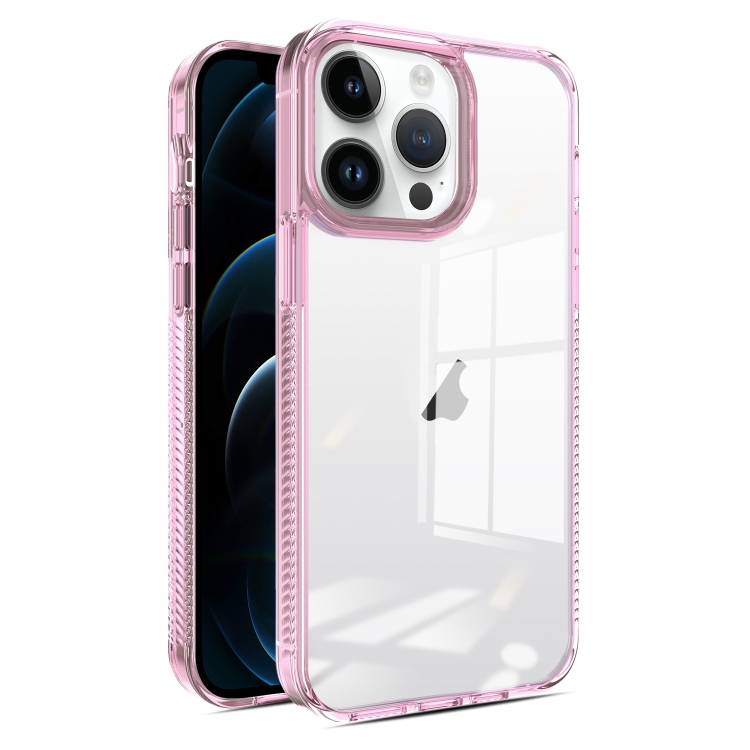 For iPhone 12 Pro Max 2.5mm Anti-slip Clear Acrylic Hybrid TPU Phone Case(Pink)
For iPhone 12 Pro Max 2.5mm Anti-slip Clear Acrylic Hybrid TPU Phone Case(Pink)