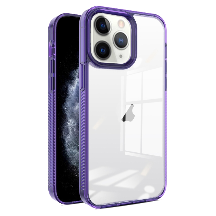 For iPhone 11 Pro 2.5mm Anti-slip Clear Acrylic Hybrid TPU Phone Case(Deep Purple)
For iPhone 11 Pro 2.5mm Anti-slip Clear Acrylic Hybrid TPU Phone Case(Deep Purple)