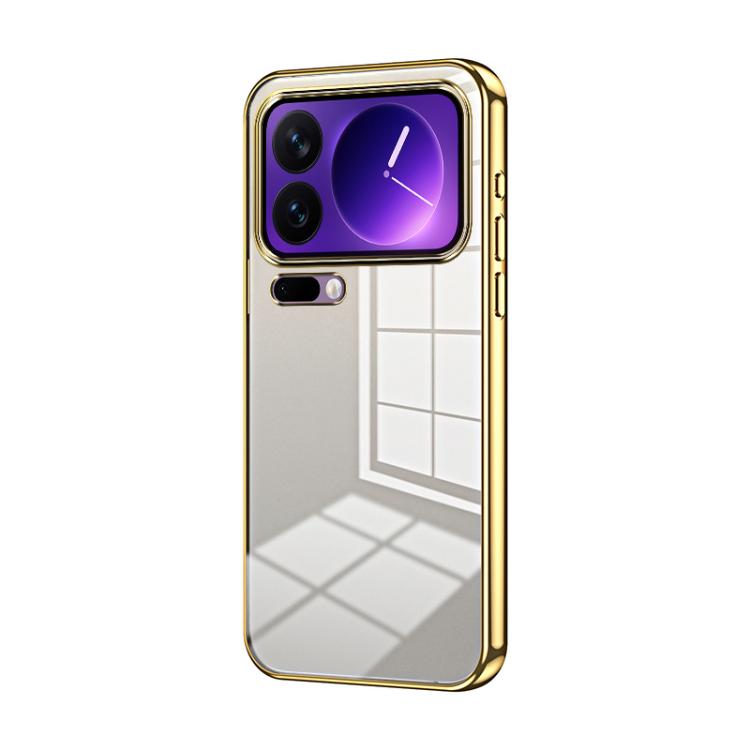 For Xiaomi 17 Pro Transparent Plating Fine Hole Phone Case(Gold)
For Xiaomi 17 Pro Transparent Plating Fine Hole Phone Case(Gold)
