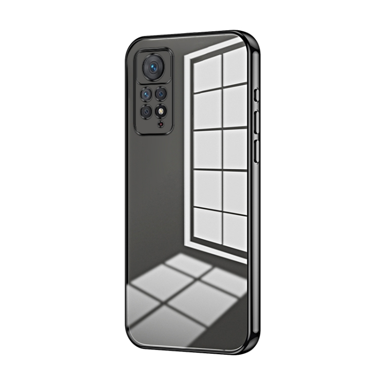 For Xiaomi Redmi Note 11 Pro 4G/5G Global Transparent Plating Fine Hole Phone Case(Black)
For Xiaomi Redmi Note 11 Pro 4G/5G Global Transparent Plating Fine Hole Phone Case(Black)