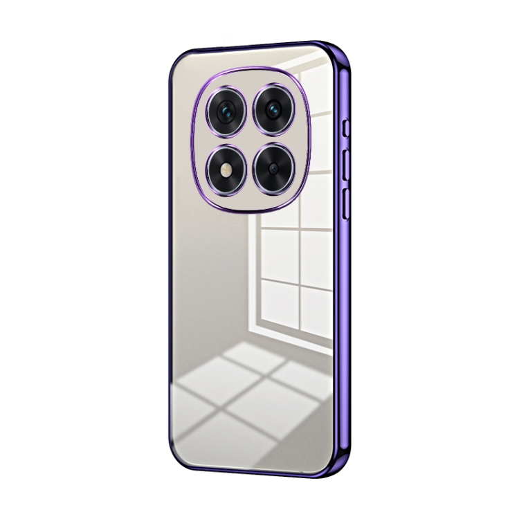 For Xiaomi Redmi Note 14 Pro 5G Transparent Plating Fine Hole Phone Case(Purple)
For Xiaomi Redmi Note 14 Pro 5G Transparent Plating Fine Hole Phone Case(Purple)