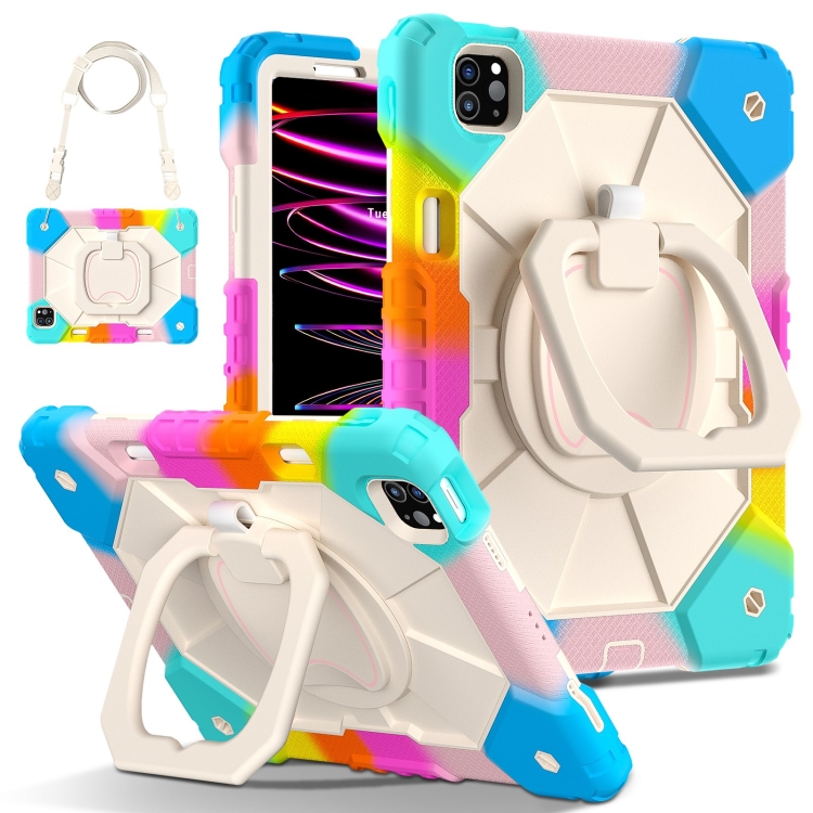 For iPad Pro 11 2022 / Air 10.9 2022 Contrast Color Robot Silicone Hybrid PC Tablet Case(Colorful Blue)
For iPad Pro 11 2022 / Air 10.9 2022 Contrast Color Robot Silicone Hybrid PC Tablet Case(Colorful Blue)