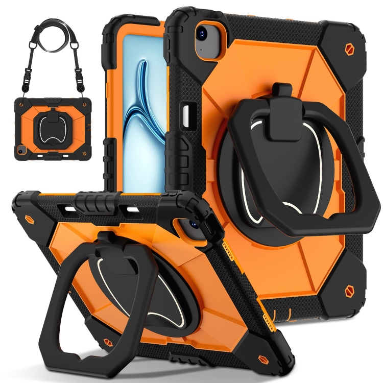 For iPad Air 13 2025 / 2024 Contrast Color Robot Silicone Hybrid PC Tablet Case(Black Orange)
For iPad Air 13 2025 / 2024 Contrast Color Robot Silicone Hybrid PC Tablet Case(Black Orange)