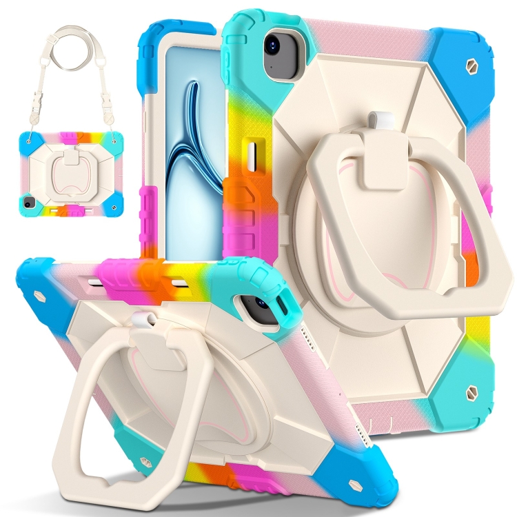 For iPad Air 13 2025 / 2024 Contrast Color Robot Silicone Hybrid PC Tablet Case(Colorful Blue)
For iPad Air 13 2025 / 2024 Contrast Color Robot Silicone Hybrid PC Tablet Case(Colorful Blue)