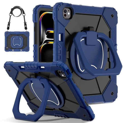 For iPad Pro 13 2024 Contrast Color Robot Silicone Hybrid PC Tablet Case(Navy Black)
For iPad Pro 13 2024 Contrast Color Robot Silicone Hybrid PC Tablet Case(Navy Black)