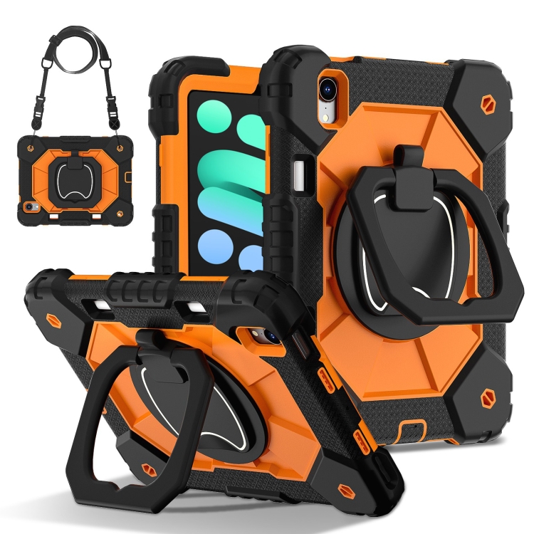 For iPad mini 2024 / mini 6 Contrast Color Robot Silicone Hybrid PC Tablet Case(Black Orange)
For iPad mini 2024 / mini 6 Contrast Color Robot Silicone Hybrid PC Tablet Case(Black Orange)